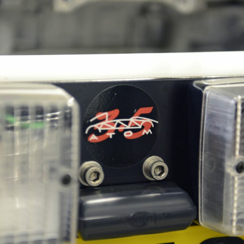 Atom 3.5 Numberplate Sticker