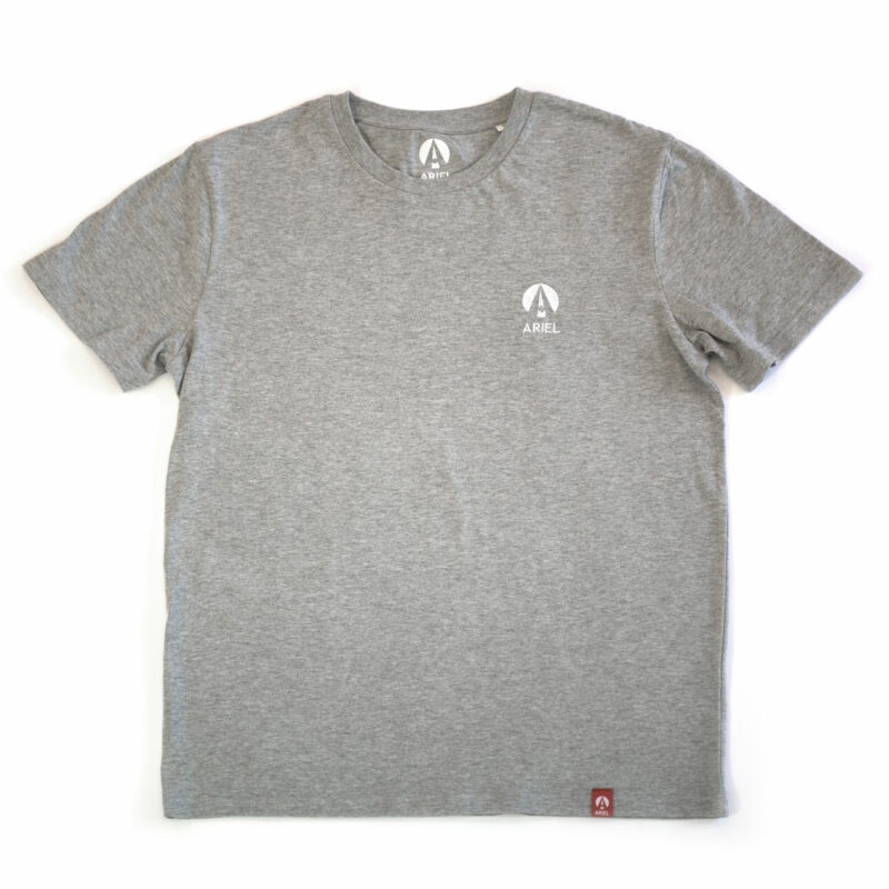 Ariel Embroidered T Shirt - Grey