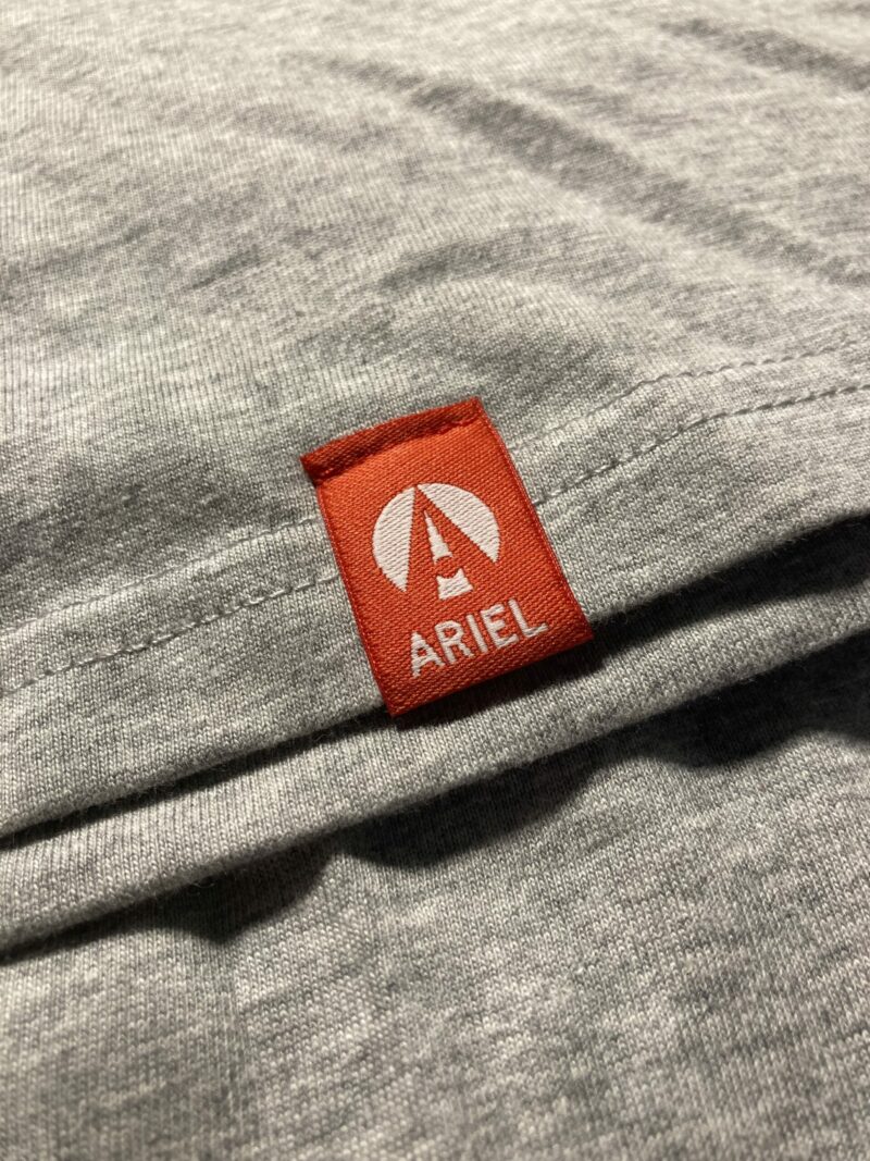 Ariel Embroidered T Shirt - Grey - Image 2